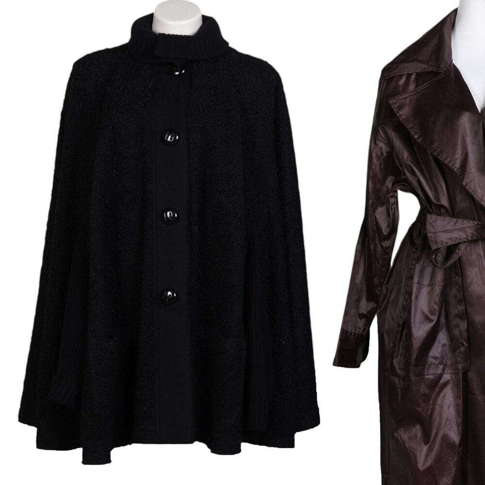 Dolce & Gabbana Vintage Black Cape